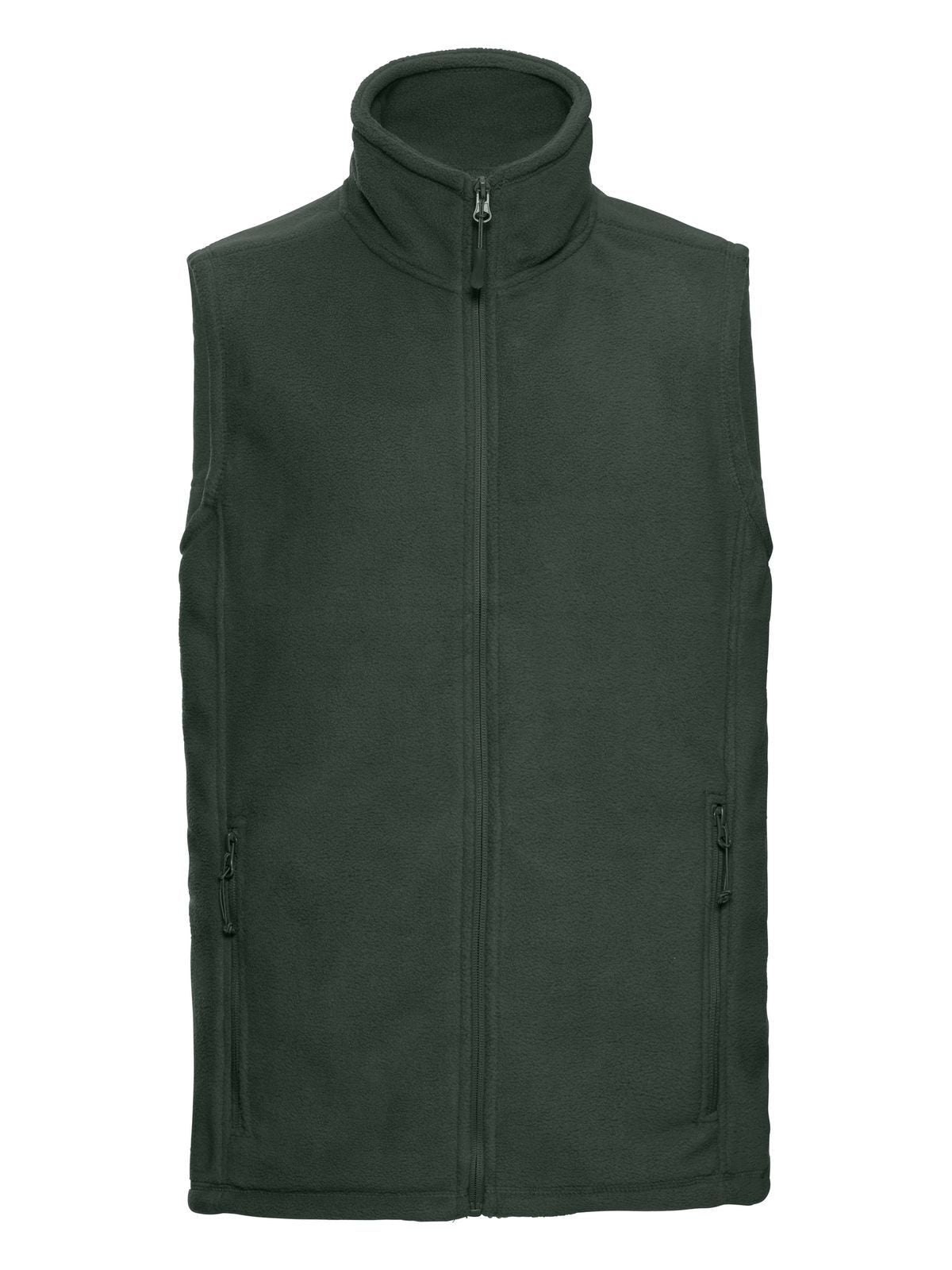 Men's Outdoor Fleece Gilet Russell Bottle Green