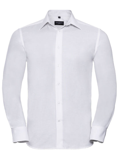 Men's LSL Tailored Oxford Shirt Russell White