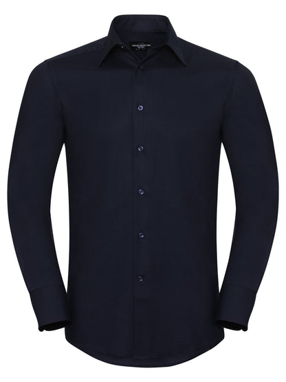 Men's LSL Tailored Oxford Shirt Russell Bright Navy