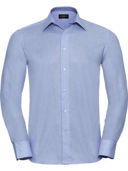 Men's LSL Tailored Oxford Shirt Russell Oxford Blue