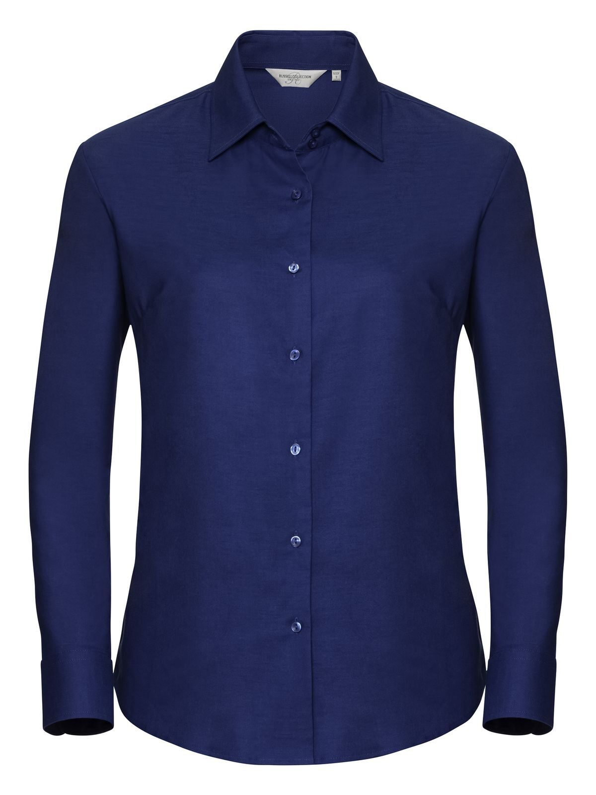 Ladies' Long Sleeve Easy Care Oxford Shirt Russell Bright Royal