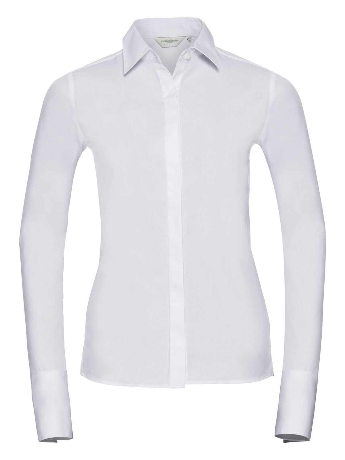 Ladies' Long Sleeve Ultimate Stretch Russell White