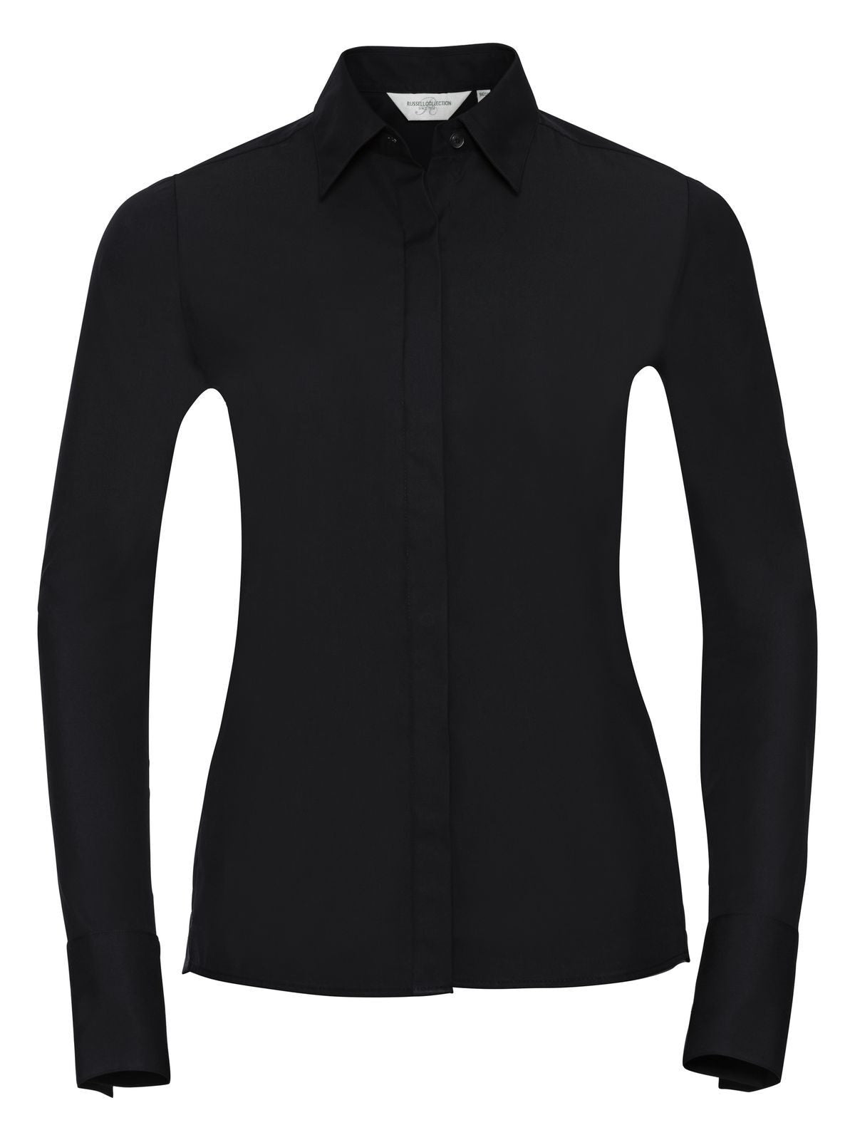 Ladies' Long Sleeve Ultimate Stretch Russell Black