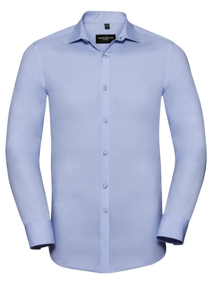 Men's Long Sleeve Ultimate Stretch Russell Bright Sky