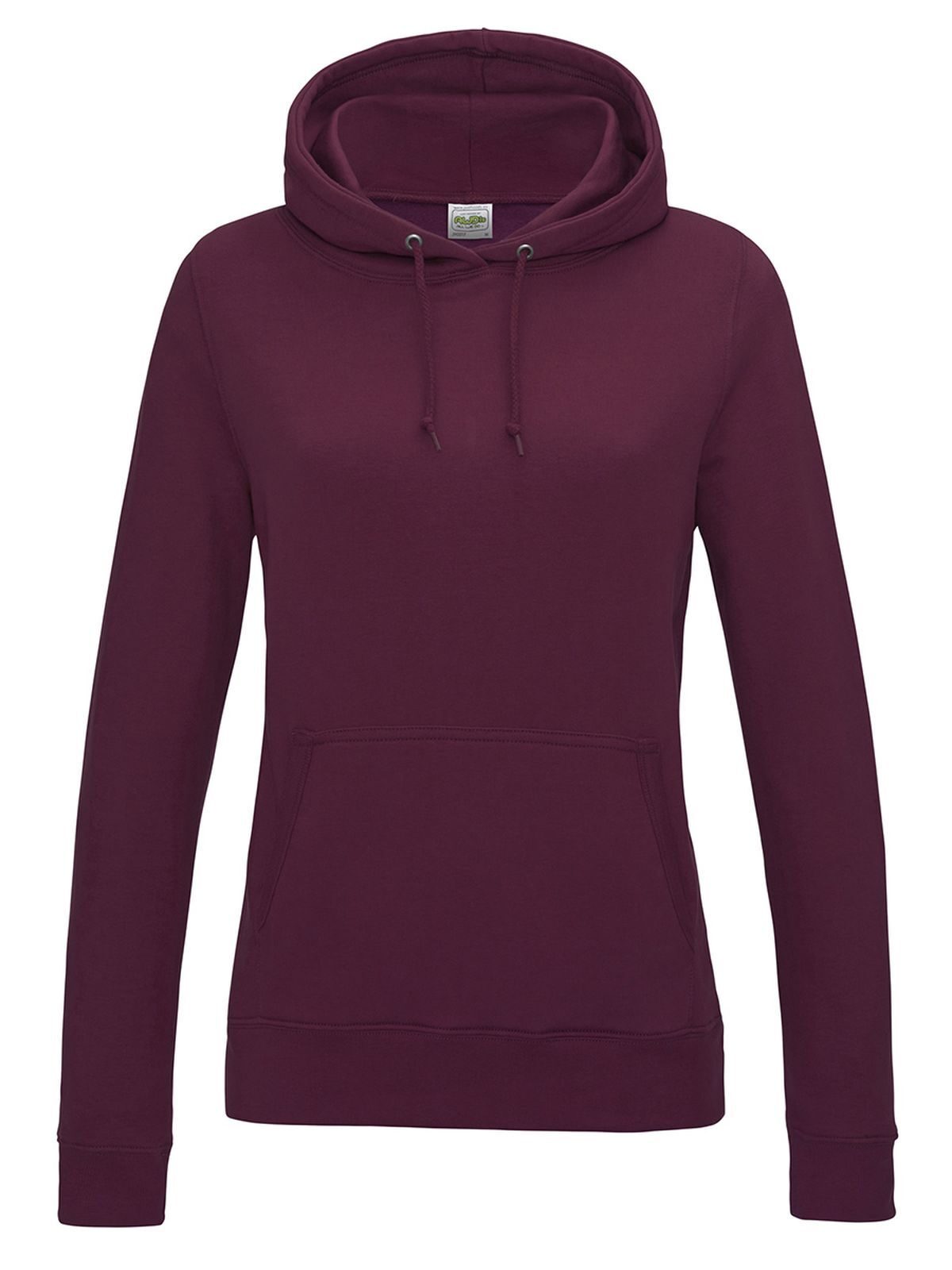 Girlie College Hoodie Just Hoods by AWDis Burgundy