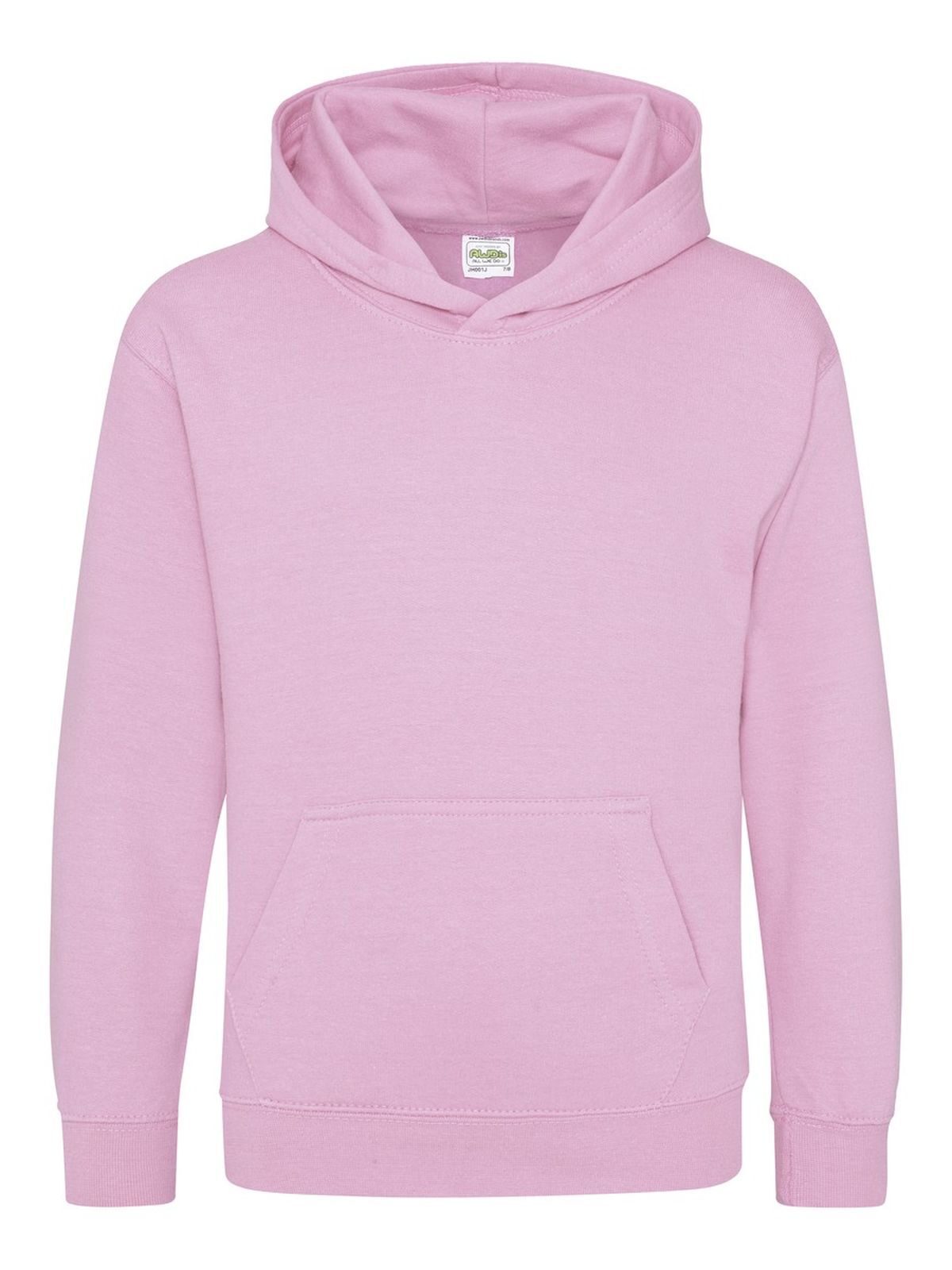 Kids Hoodie Just Hoods by AWDis Baby Pink