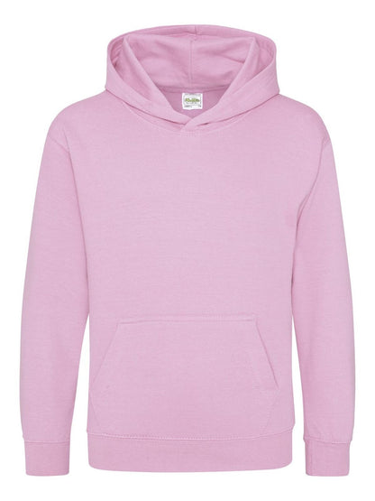 Kids Hoodie Just Hoods by AWDis Baby Pink