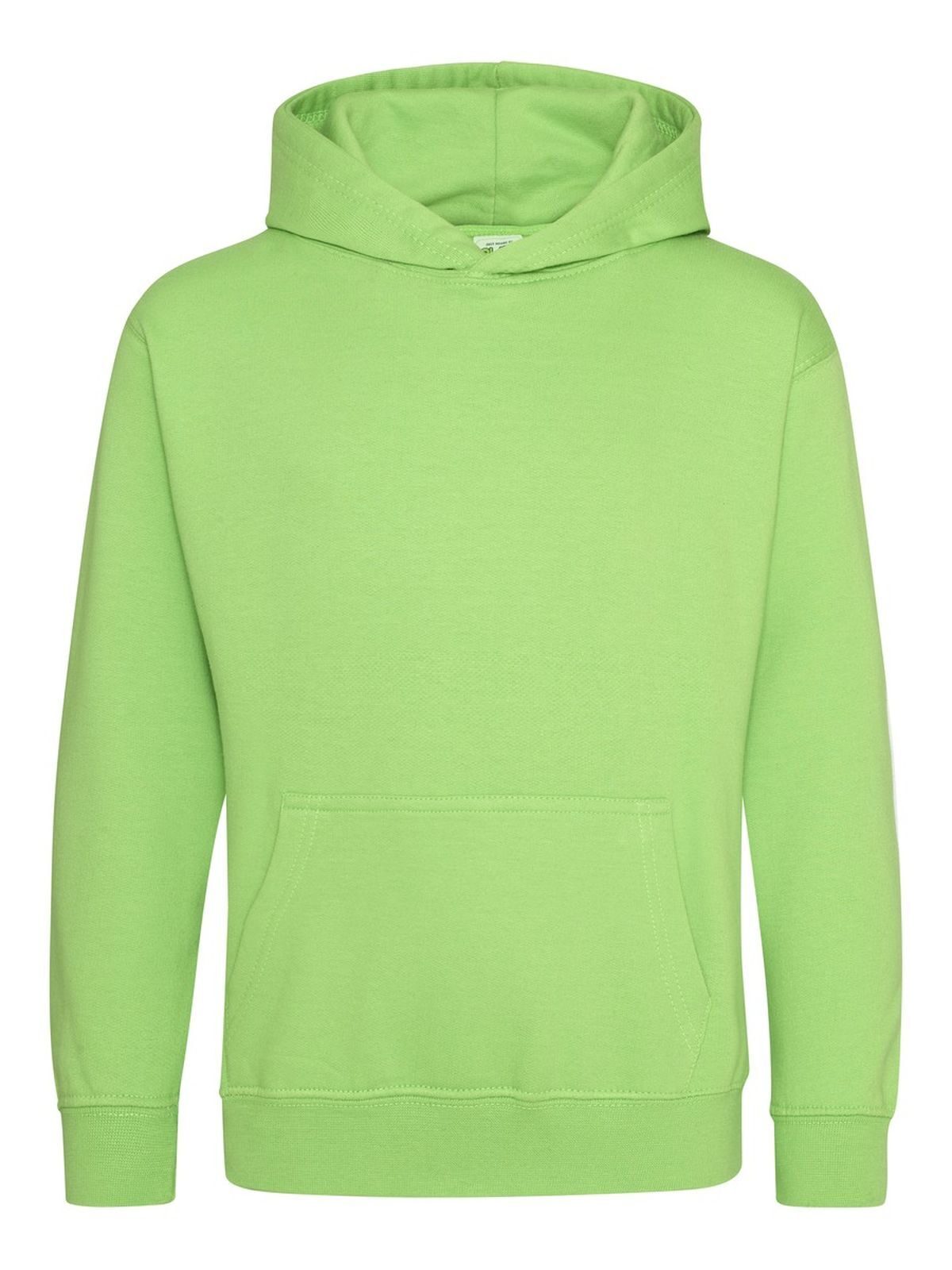Kids Hoodie Just Hoods by AWDis Lime Green