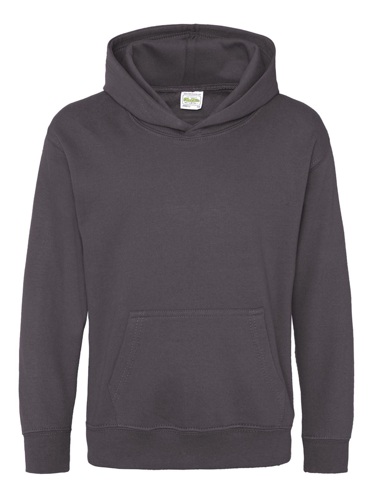 Kids Hoodie Just Hoods by AWDis Storm Grey