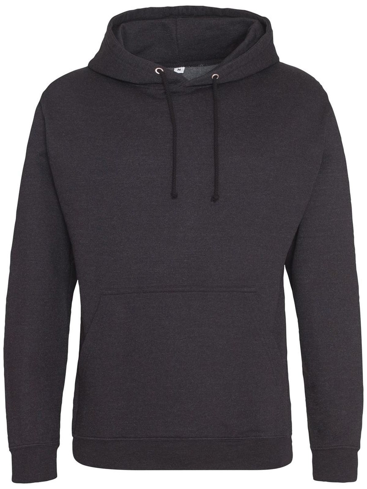 College Hoodie - Felpa cappuccio Just Hoods by AWDis Black Smoke