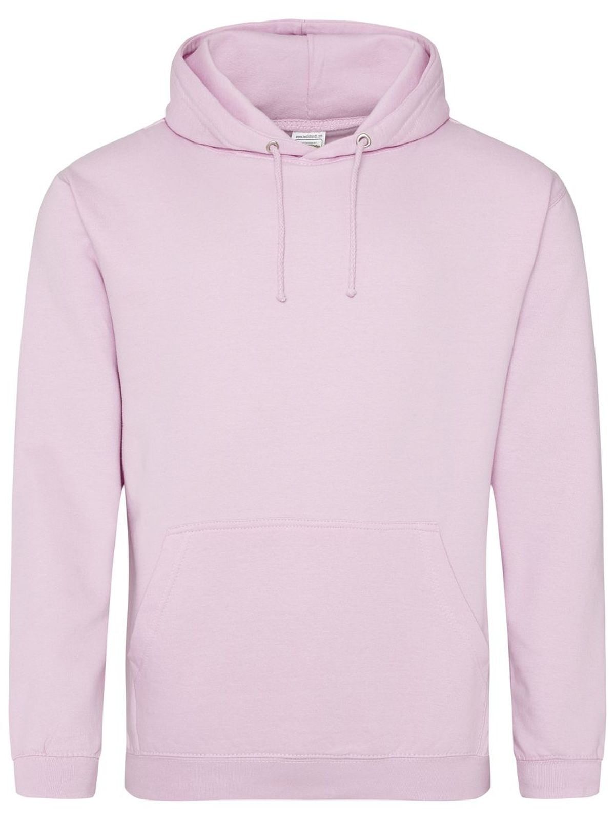 College Hoodie - Felpa cappuccio Just Hoods by AWDis Baby Pink
