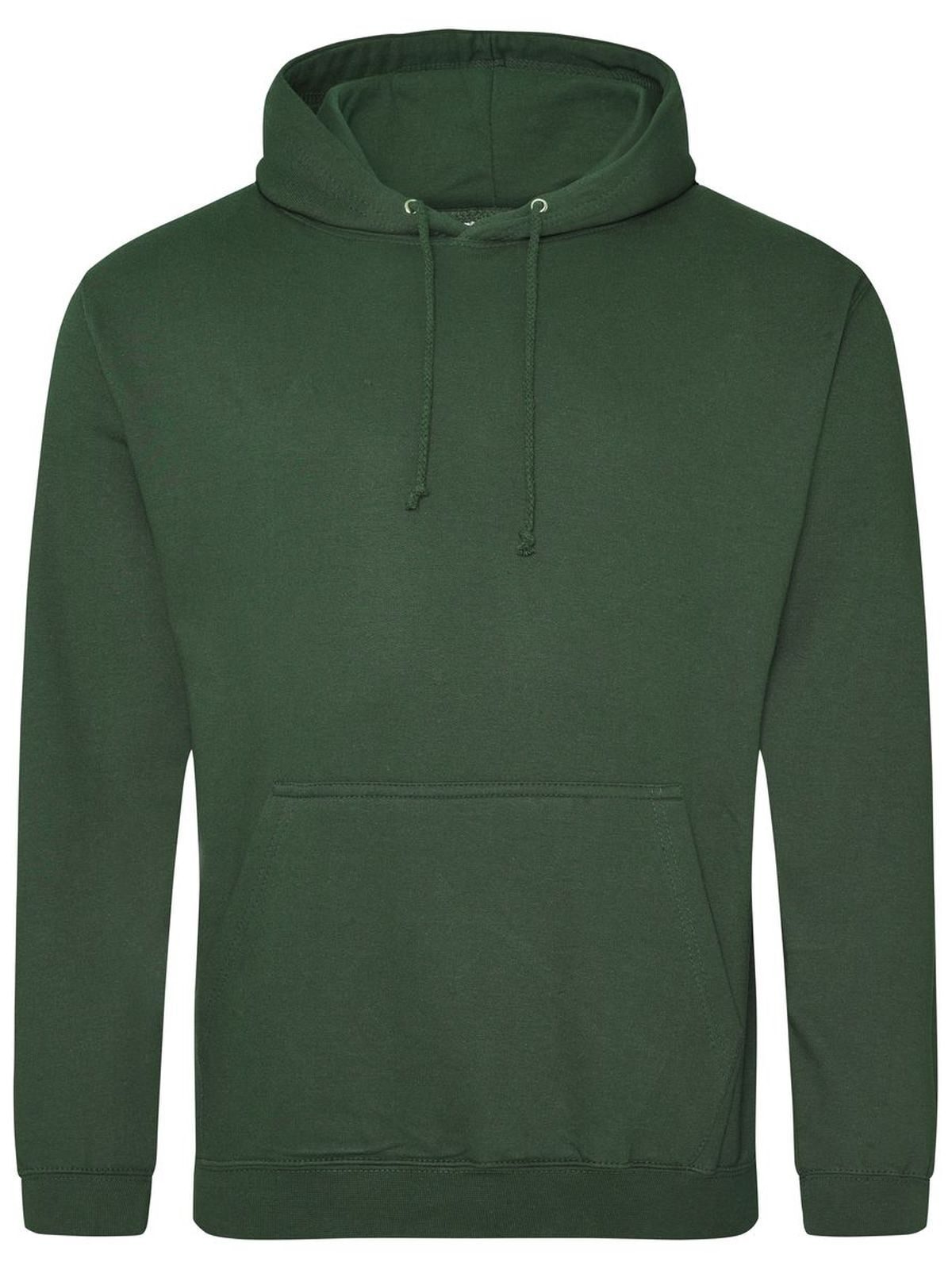 College Hoodie - Felpa cappuccio Just Hoods by AWDis Bottle Green