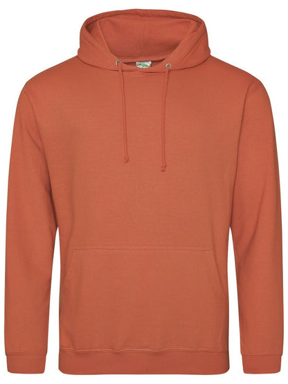 College Hoodie - Felpa cappuccio Just Hoods by AWDis Burnt Orange