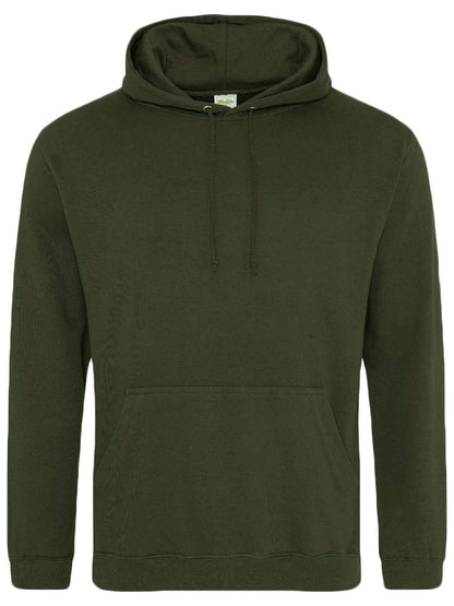 College Hoodie - Felpa cappuccio Just Hoods by AWDis Combat Green