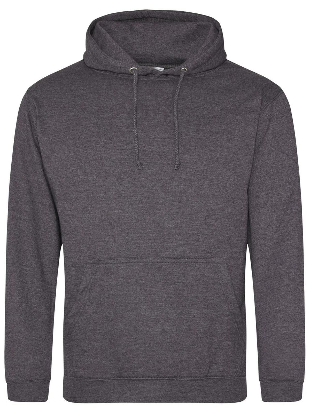 College Hoodie - Felpa cappuccio Just Hoods by AWDis Charcoal
