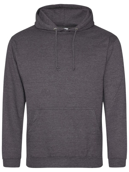 College Hoodie - Felpa cappuccio Just Hoods by AWDis Charcoal