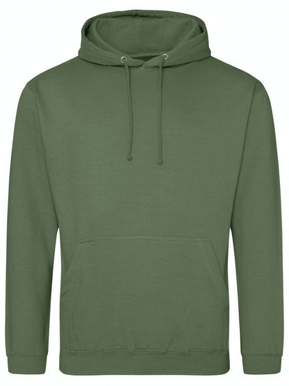 College Hoodie - Felpa cappuccio Just Hoods by AWDis Earthy Green