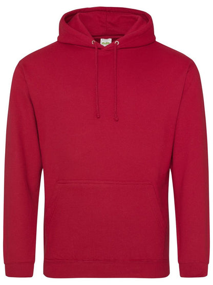 College Hoodie - Felpa cappuccio Just Hoods by AWDis Fire Red