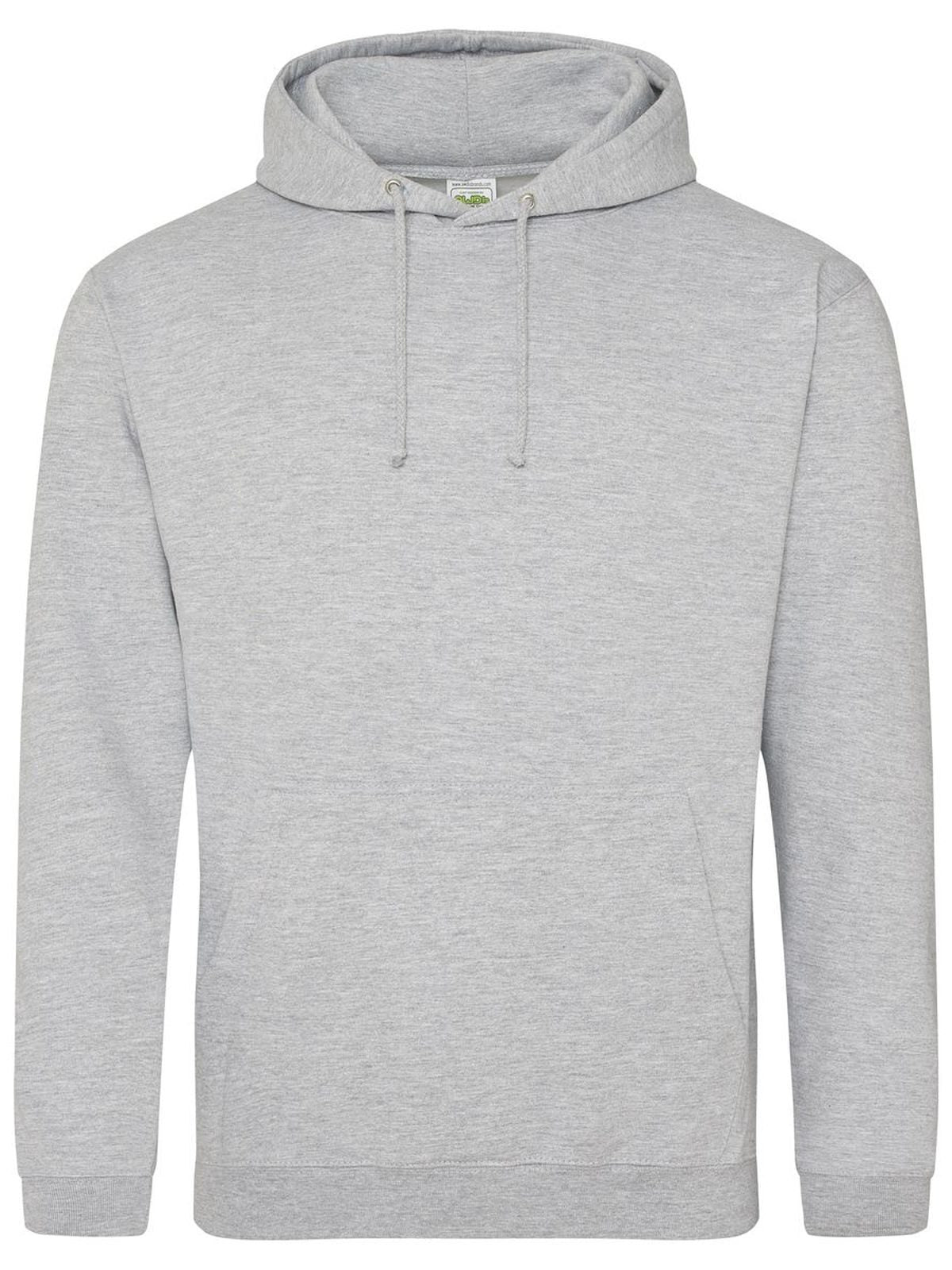 College Hoodie - Felpa cappuccio Just Hoods by AWDis Heather Grey