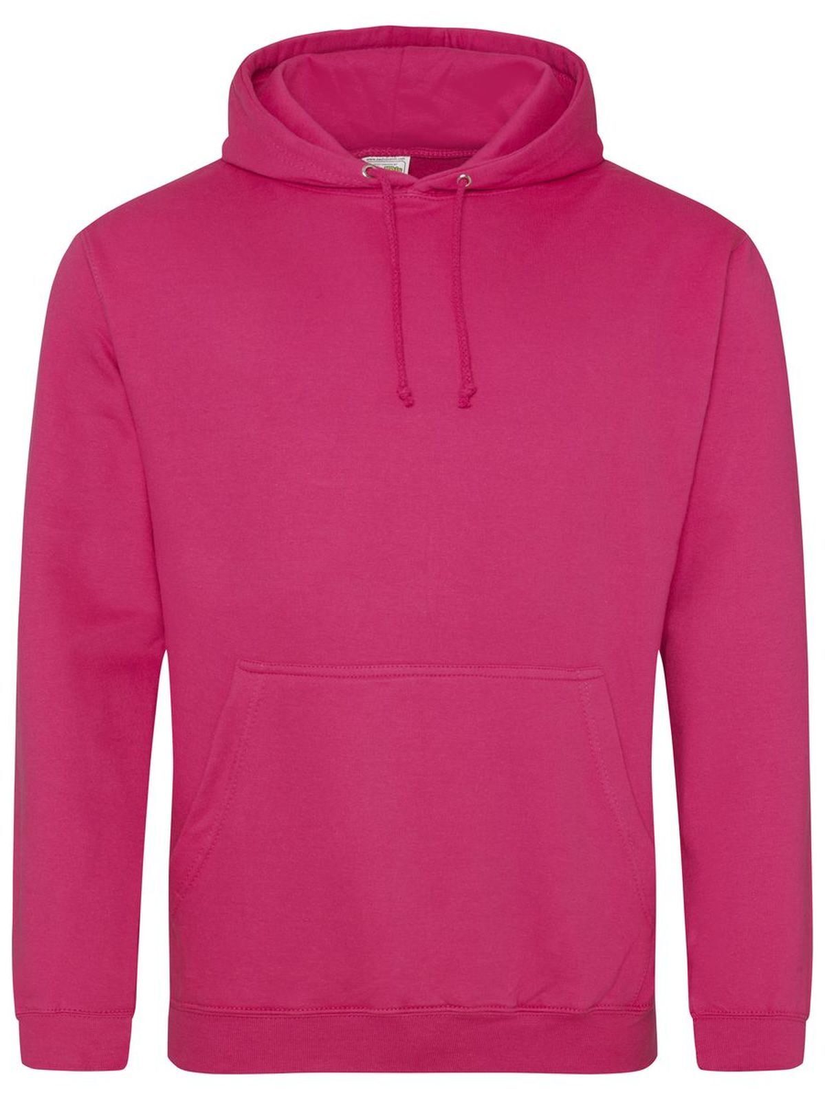 College Hoodie - Felpa cappuccio Just Hoods by AWDis Hot Pink