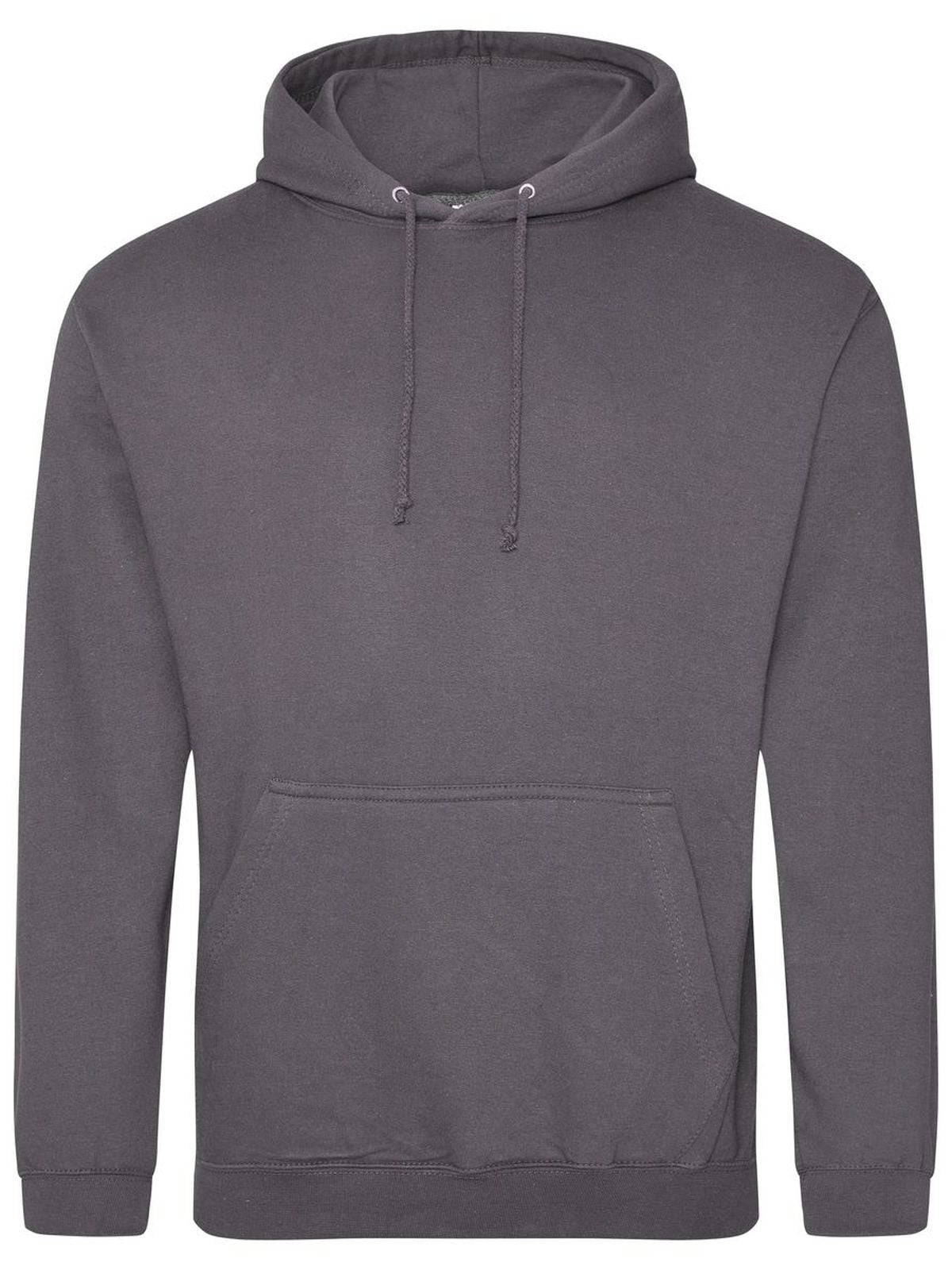 College Hoodie - Felpa cappuccio Just Hoods by AWDis Steel Grey
