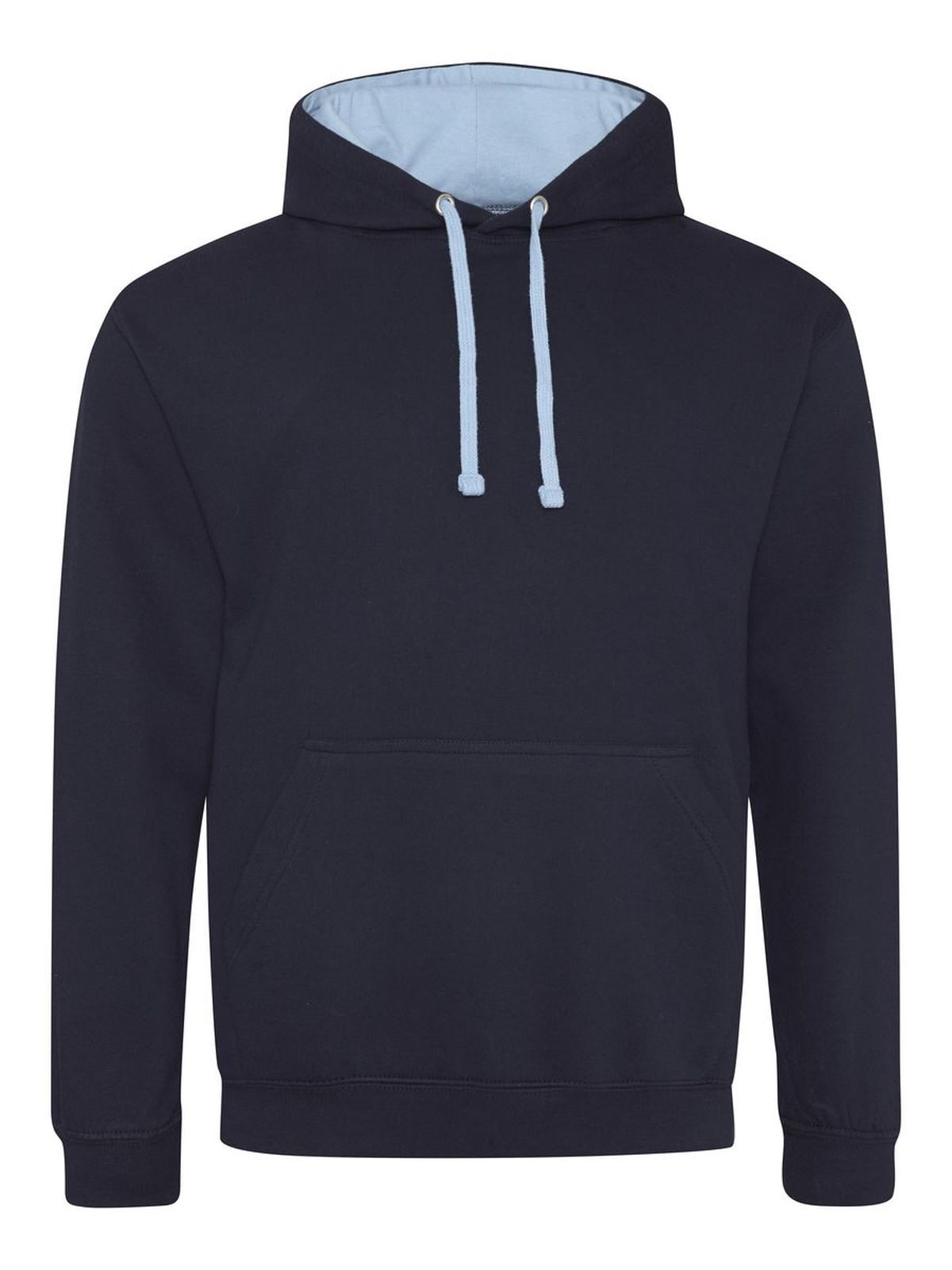 Varsity Hoodie Just Hoods by AWDis New French Navy/Sky
