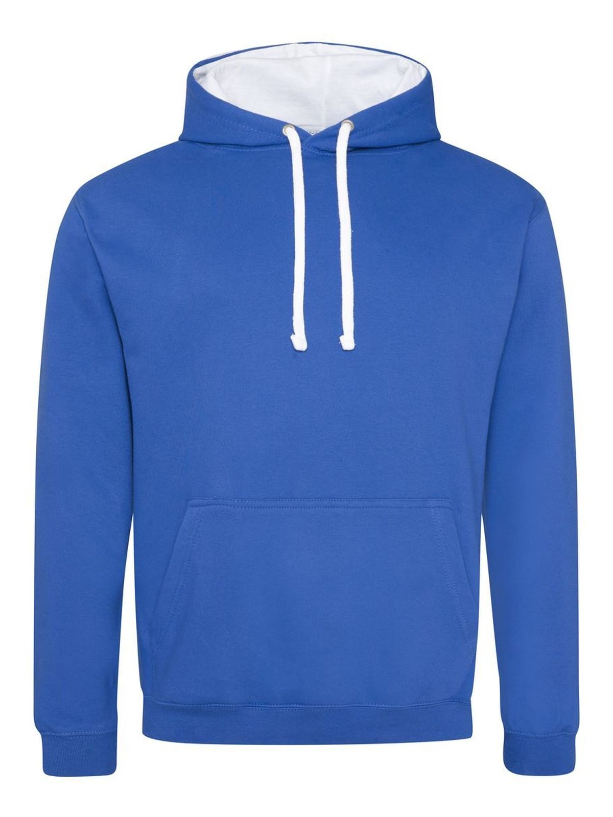Varsity Hoodie Just Hoods by AWDis Royal/Arctic White