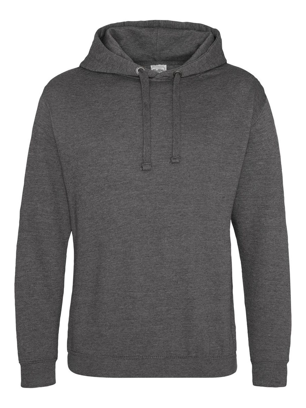 Epic Print Hoodie Just Hoods by AWDis Charcoal