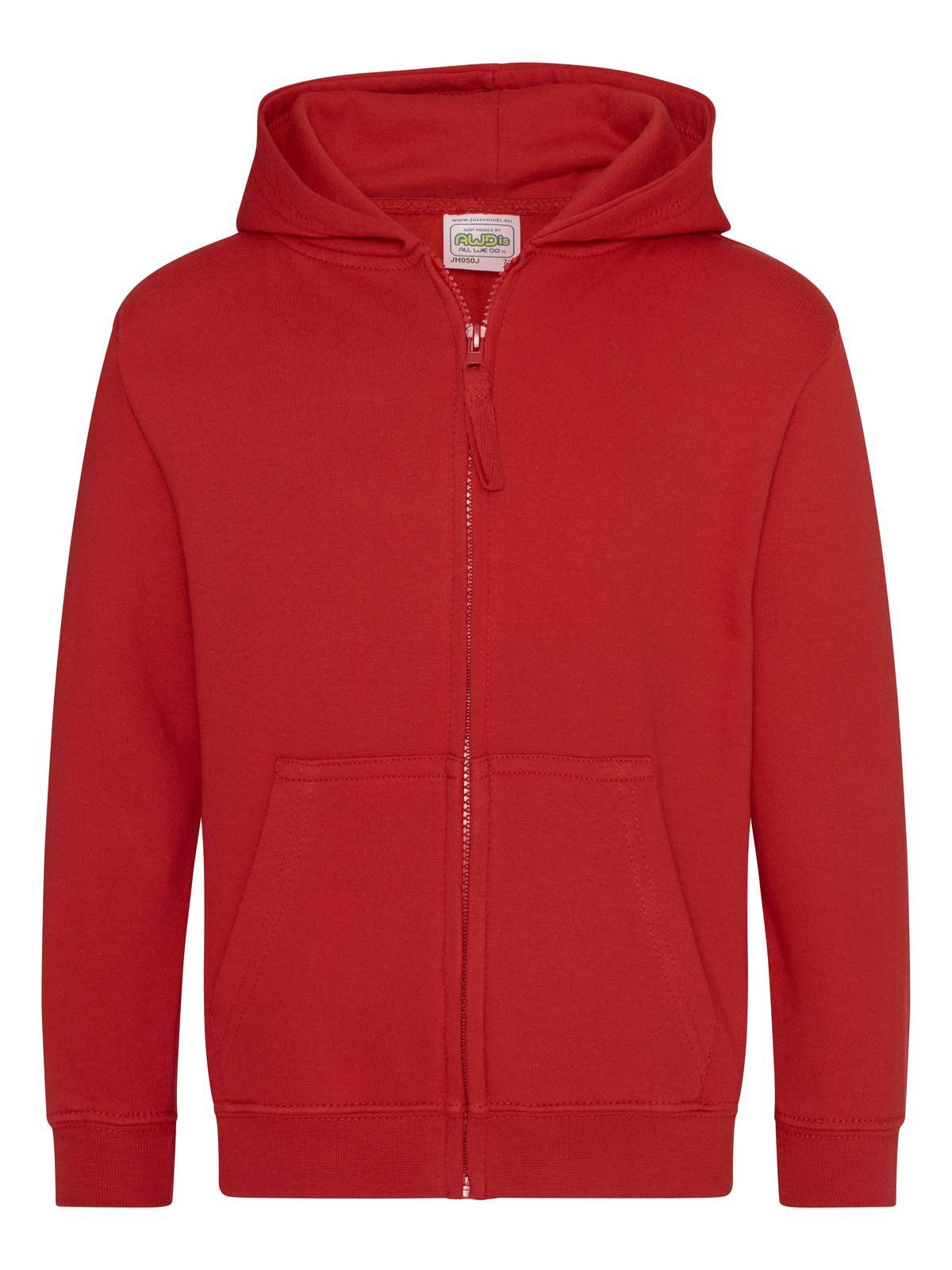 Kids Zoodie Just Hoods by AWDis Fire Red