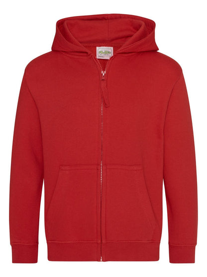 Kids Zoodie Just Hoods by AWDis Fire Red