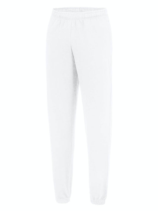 College Cuffed Jogpants Just Hoods by AWDis Arctic White