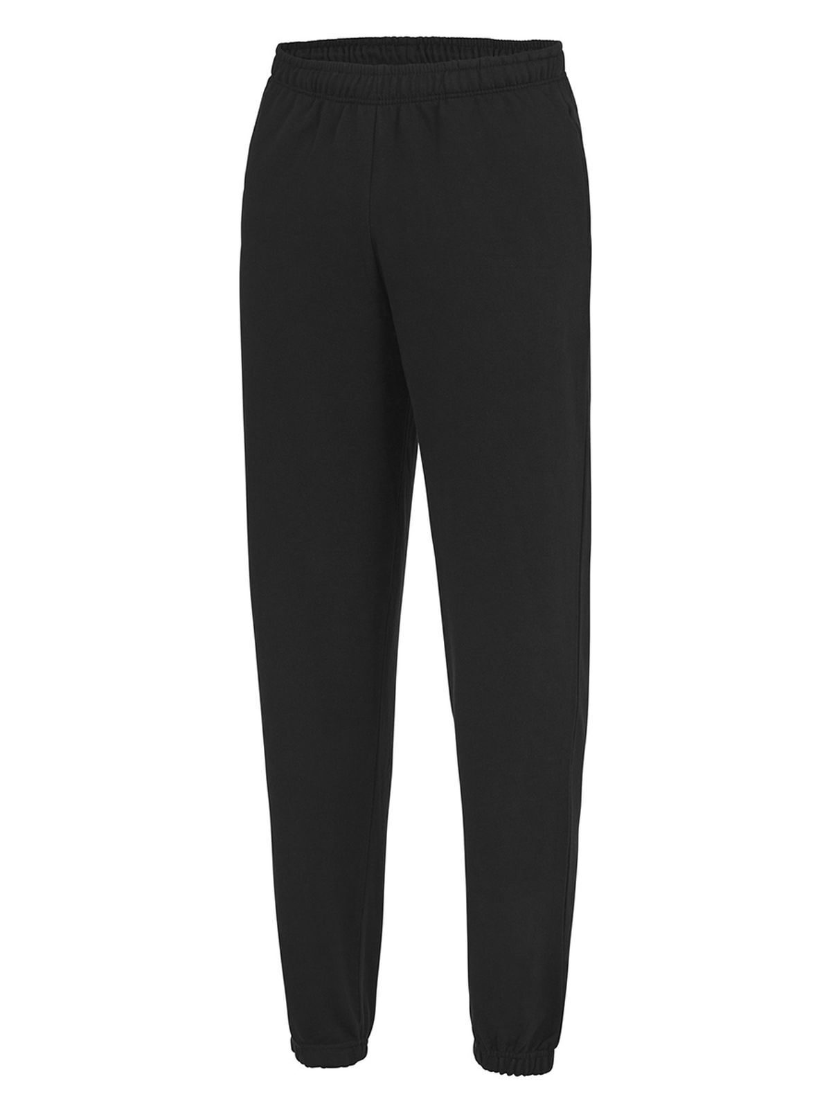College Cuffed Jogpants Just Hoods by AWDis Jet Black