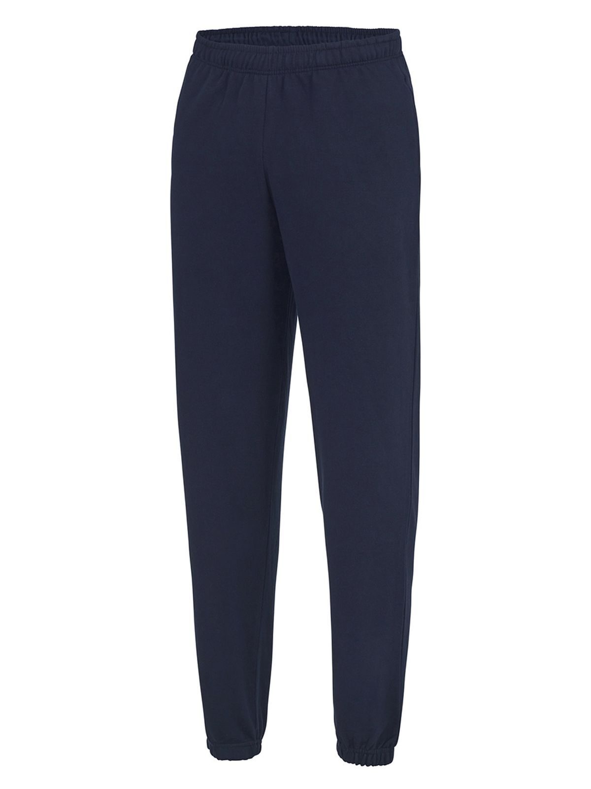 College Cuffed Jogpants Just Hoods by AWDis New French Navy