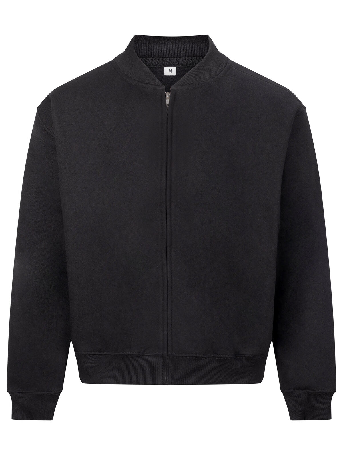 Signature Heavyweight Bomber Sweat Just Hoods by AWDis Deep Black