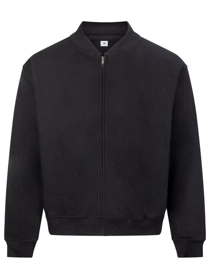 Signature Heavyweight Bomber Sweat Just Hoods by AWDis Deep Black