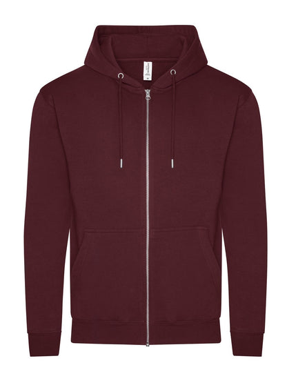 Organic Zoodie Just Hoods by AWDis Burgundy