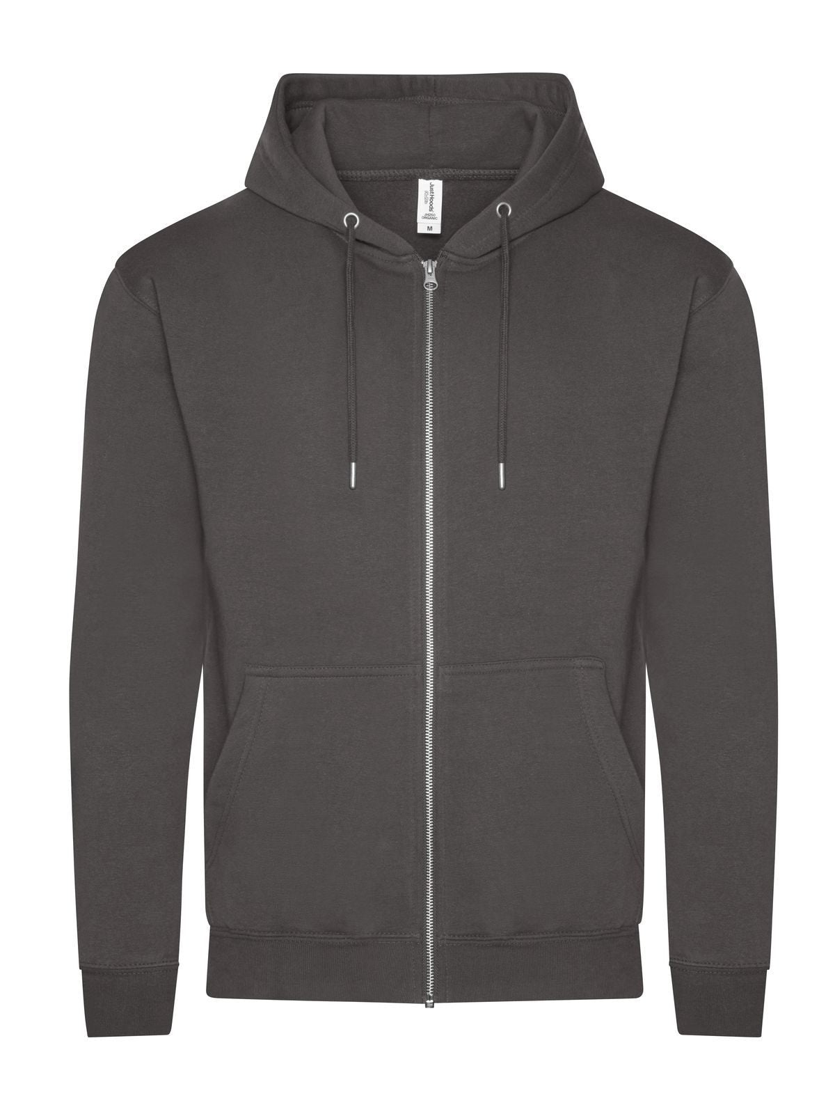 Organic Zoodie Just Hoods by AWDis Charcoal