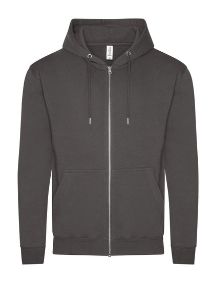 Organic Zoodie Just Hoods by AWDis Charcoal