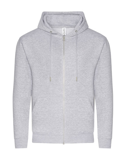 Organic Zoodie Just Hoods by AWDis Heather Grey