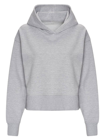 Women's Relaxed Hoodie Just Hoods by AWDis Heather Grey