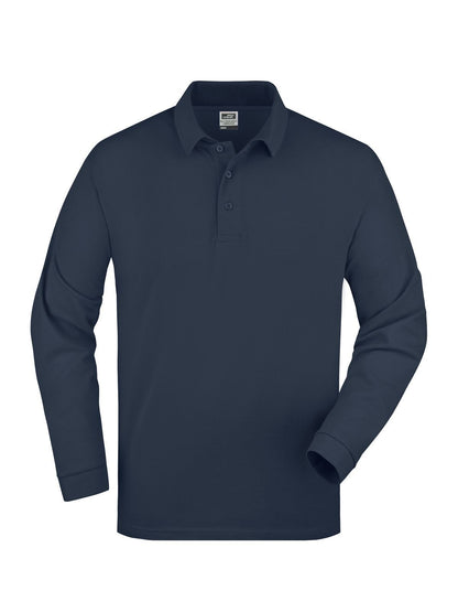 Polo Piqué Long-Sleeved Daiber Navy