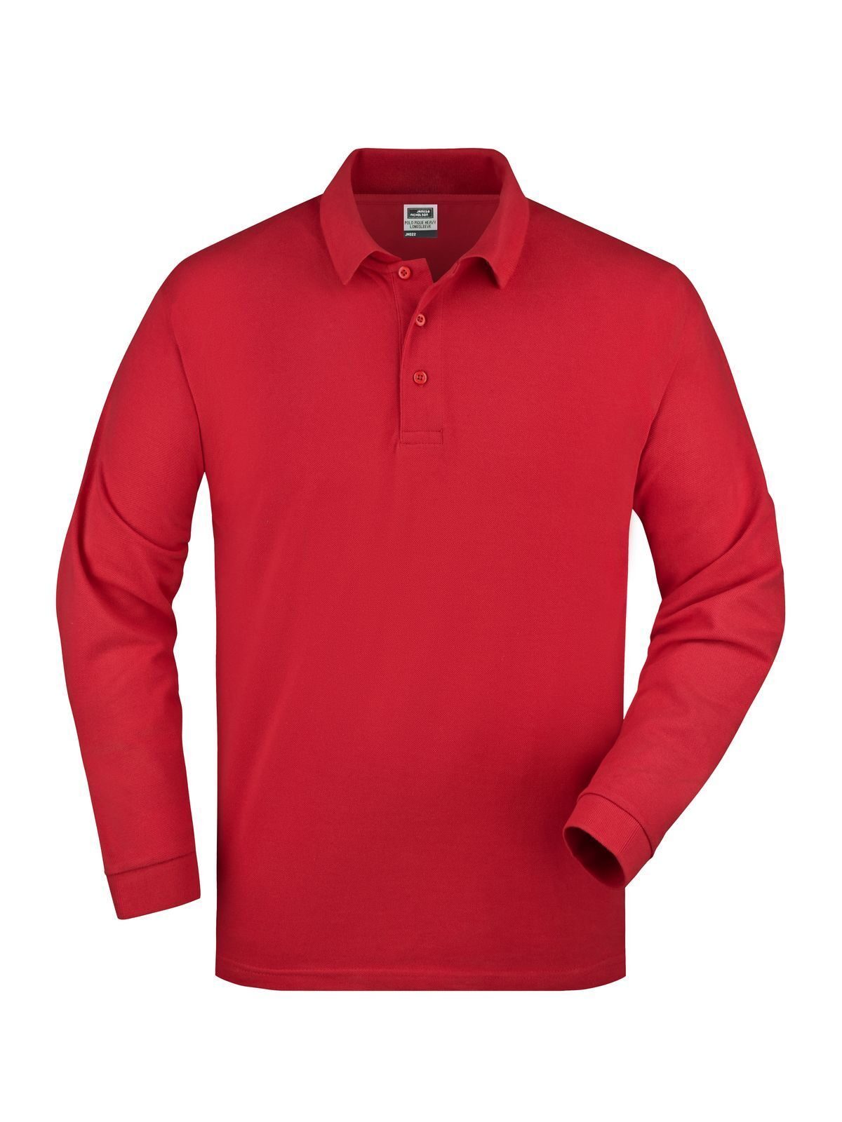 Polo Piqué Long-Sleeved Daiber Red