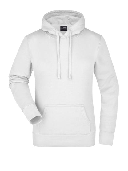 Ladies' Hooded Sweat Daiber White
