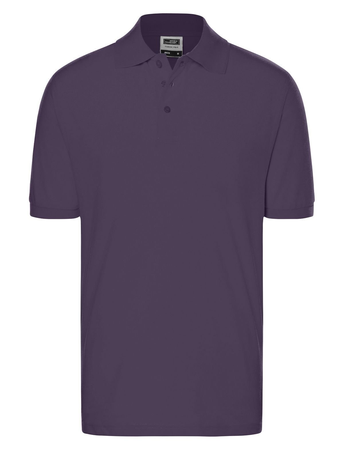 Polo Classic in cotone Daiber Aubergine