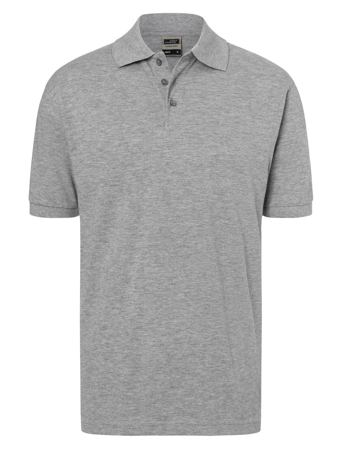 Polo Classic in cotone Daiber Grey-Heather