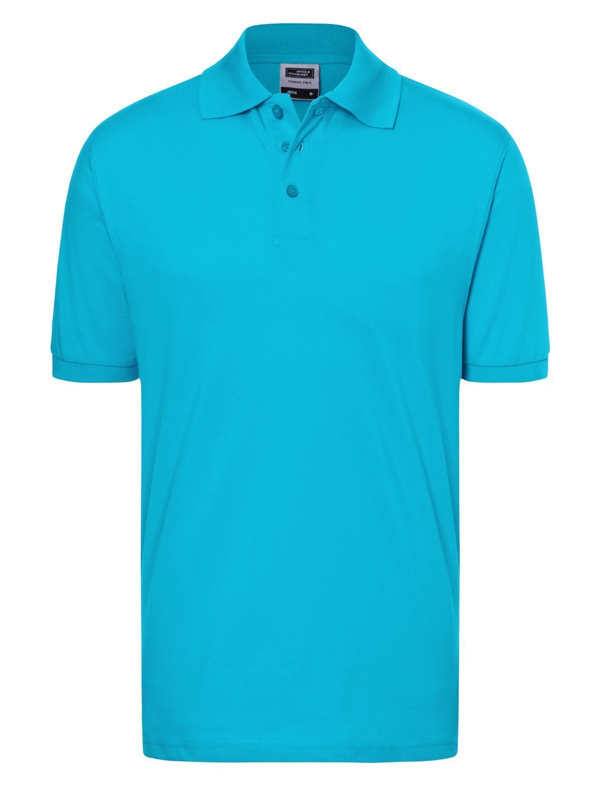 Polo Classic in cotone Daiber Turquoise