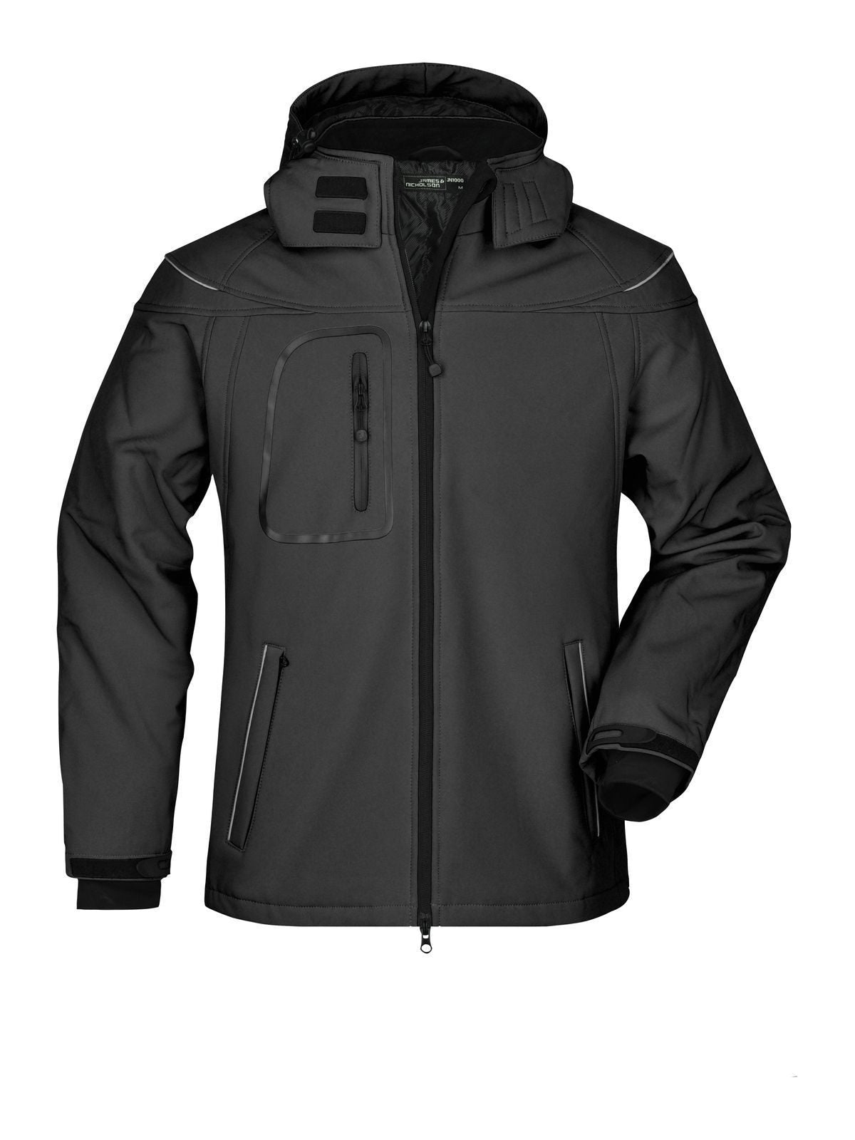 Men's Winter Softshell Jacket Daiber Black