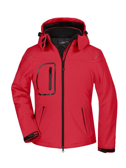 Ladies' Winter Softshell Jacket Daiber Red