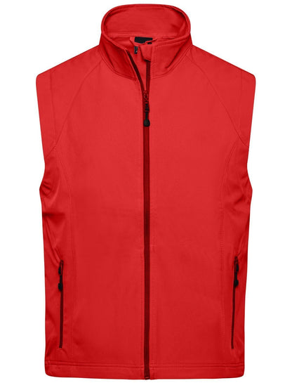 Men's  Softshell Vest Daiber Red