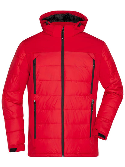 Men's Outdoor Hybrid Jacket Daiber Red